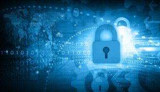 Internet security concept. 3d illustration